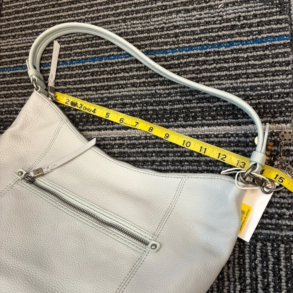 NWT The Sak Sequoia Leather hobo bag Purse (Flaw) Light Blue